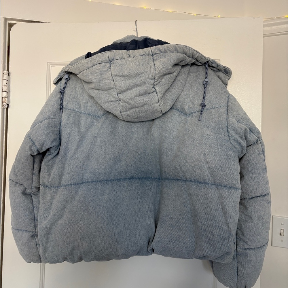 Levi's Women's Denim & Down Puffer Jacket - Picture 2 of 5